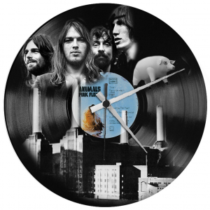  - PINK FLOYD - OROLOGIO  SU  DISCO VINILE , con stampa Pink Floyd